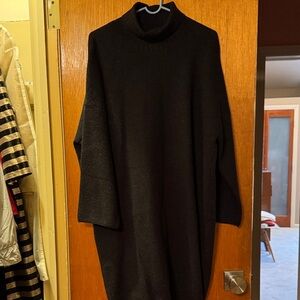 Black Long Sleeve knit  Dress